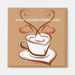 Coffee Business advertising promotional magnet