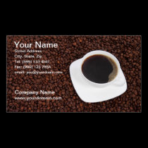 Coffee business card business cards