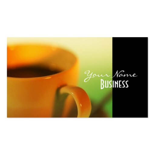 Coffee Business Cards (front side)