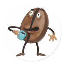 Coffee Buzz stickers