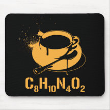 Coffee C8H10N4O2 Mouse Pads