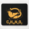Coffee C8H10N4O2 mousepads