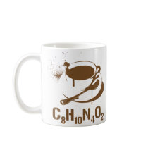 Coffee C8H10N4O2 Coffee Mugs