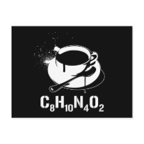 Coffee C8H10N4O2 postcards by strk3 Coffee C8H10N4O2 postcards