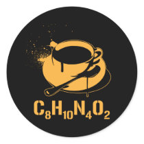Coffee C8H10N4O2 Sticker