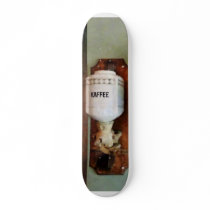 Coffee Can and Coffee Grinder Skate Deck