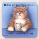 Coffee Cat coasters cork coasters