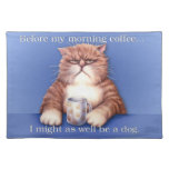 Coffee Cat placemat placemats