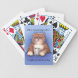 Coffee Cat playing cards playing cards