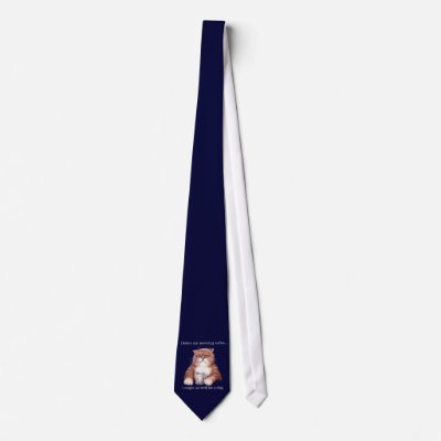 Coffee Cat Tie