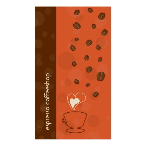 Coffee & Chocolate Business Card (front side)