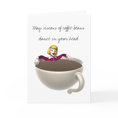 Coffee Christmas Card by magnetic