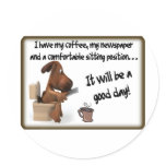 Coffee Comfort Sticker