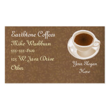 Coffee Cup Business Card