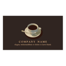 Coffee Cup Business Card