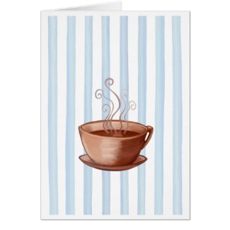 Coffee Cup Card card