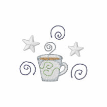 Coffee Cup embroidered shirts by ZazzleEmbroidery Coffee Cup embroidered shirts