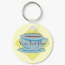 Coffee Cup Keychain by Customizables Coffee Cup Keychain