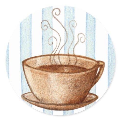 Coffee Cup Sticker sticker