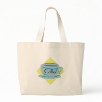 Coffee Cup Tote Bag by Customizables Coffee Cup Tote Bag