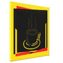 Coffee cup Vintage Wrapped Canvas wrappedcanvas
