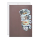 Coffee cups personalized invitation