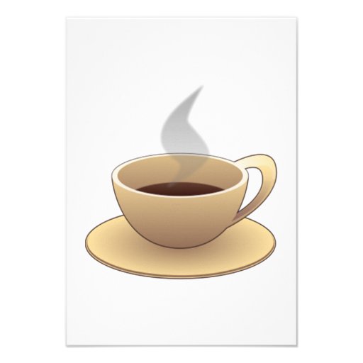 Coffee Custom Invites