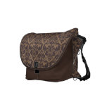 Coffee Dasmask Pattern Messenget Bag Messenger Bags