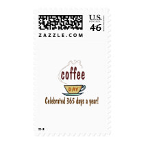 Coffee Day Celebrated 365 Days A Year postage by CelebrationZazzle Coffee Day Celebrated 365 Days A Year postage