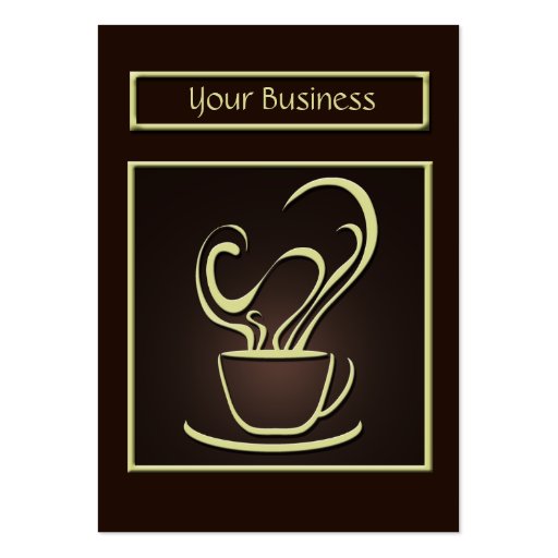 Coffee Design Business Card (front side)
