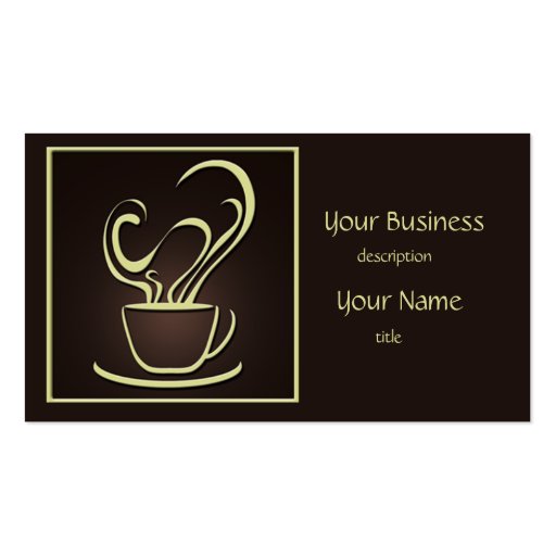 Coffee Design Business Card 2