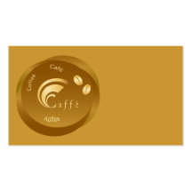 coffee design business cards