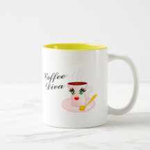 Coffee Diva Coffee Mugs