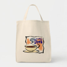 Coffee Diva Tote Bag