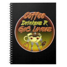 Coffee drinkers R better lovers Note Book