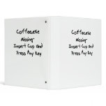 Coffee.exe missing - geek humour nerd humor binder
