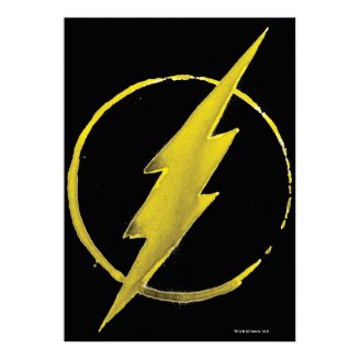 Coffee Flash Symbol - Yellow Print