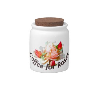 Coffee for Roses Storage Jar