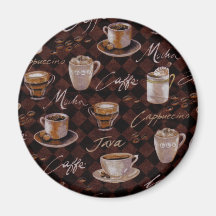Coffee Fridge Magnets