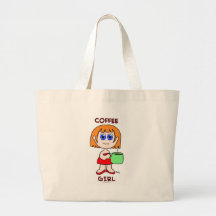 COFFEE GIRL - RED HAIR BAGS