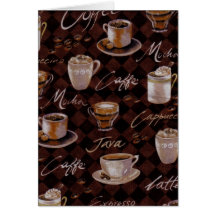 Coffee Greeting Card