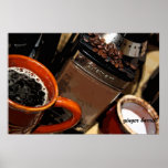 Coffee Grind by ginger barritt Poster