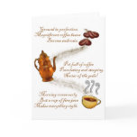 Coffee Haiku Greeting Card