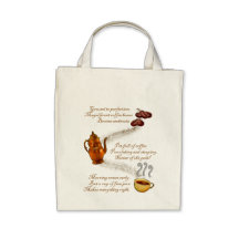 Coffee Haiku Tote Bags