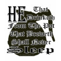 Coffee:He Shall Never Sleep t-shirts by churchladyland Coffee:He Shall Never Sleep t-shirts
