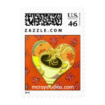Coffee Heart #1, mcraystudios.com Stamp