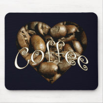 Coffee Heart mousepads by JaZilla Coffee Heart mousepads