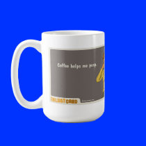 coffee helps me poop mug