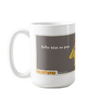 coffee helps me poop mug