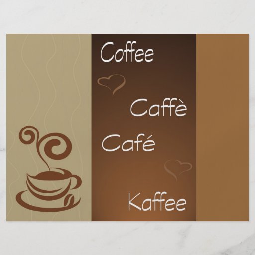 Coffee Hour Flyer Zazzle